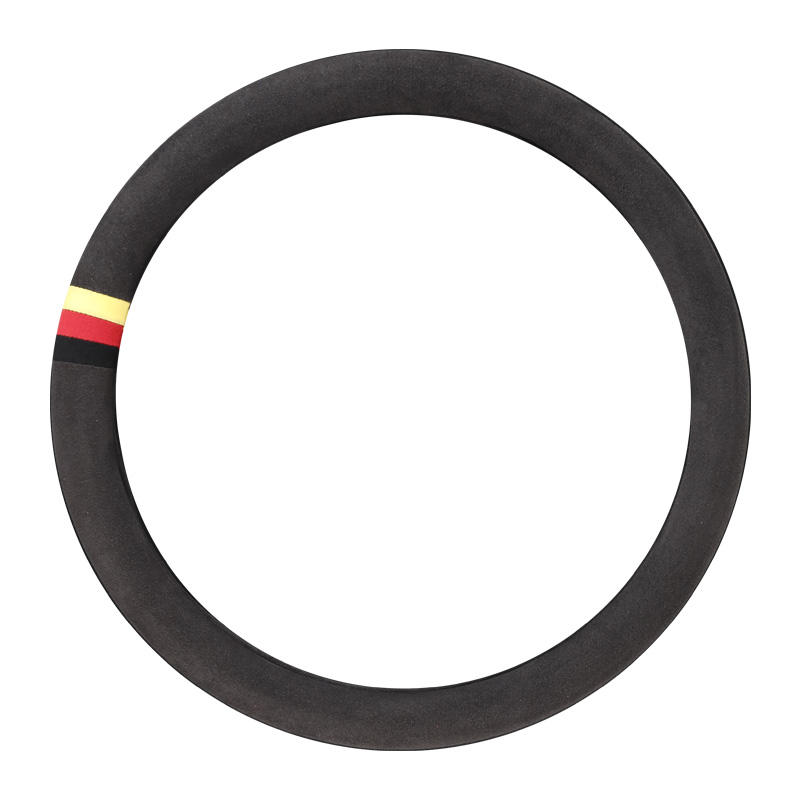 Anjuny Super Fiber Leather Steering Wheel Cover | Compatible with Cadillac, Peugeot 206 | Vehicle In
